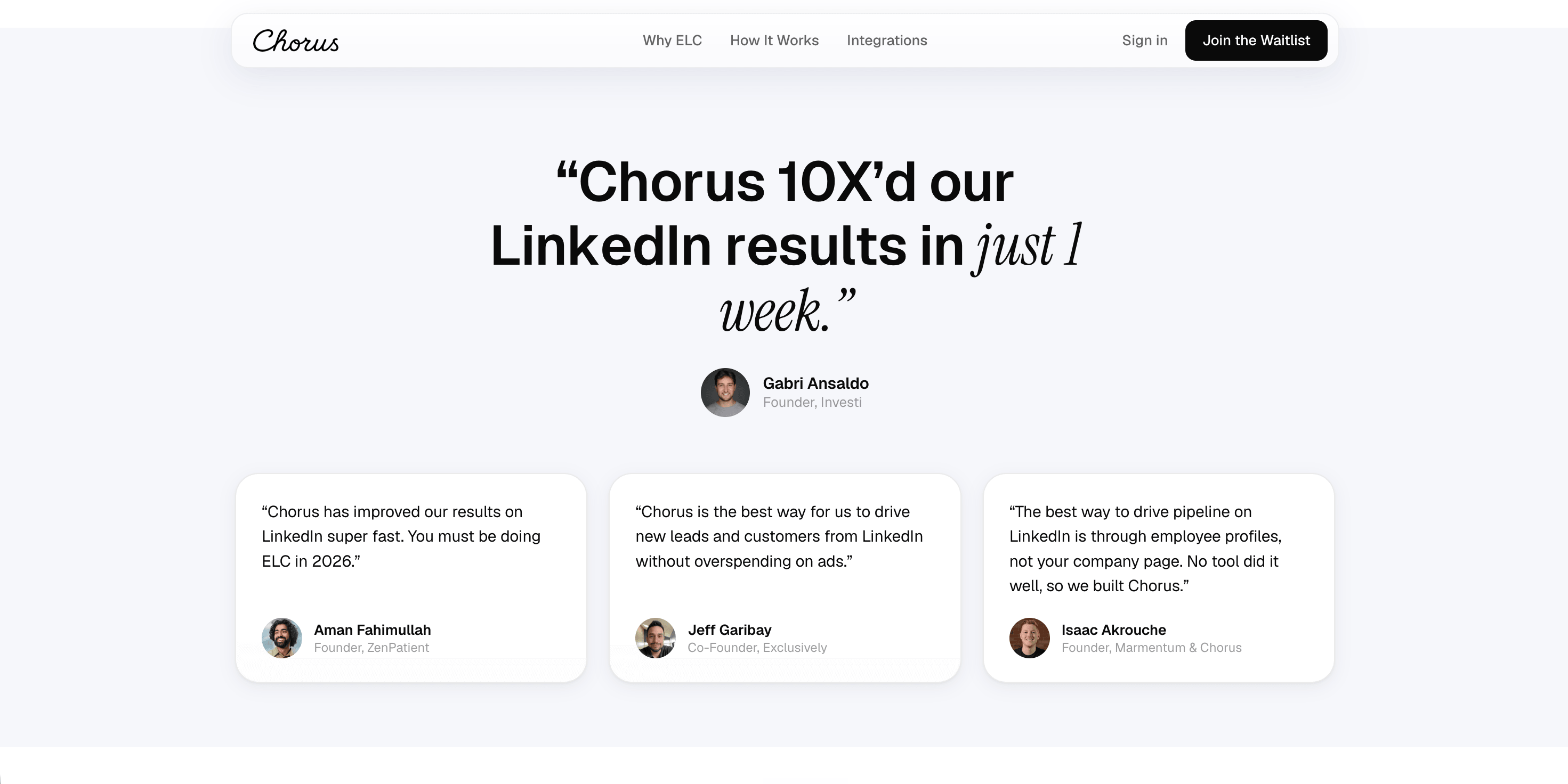 Chorus detail 1